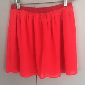 American Eagle Outfitters Elastic Waist Lined Flared Skirt